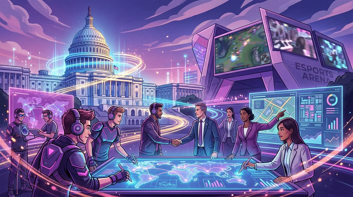 Esports organisations collaborate with state governments, illustrative featured image