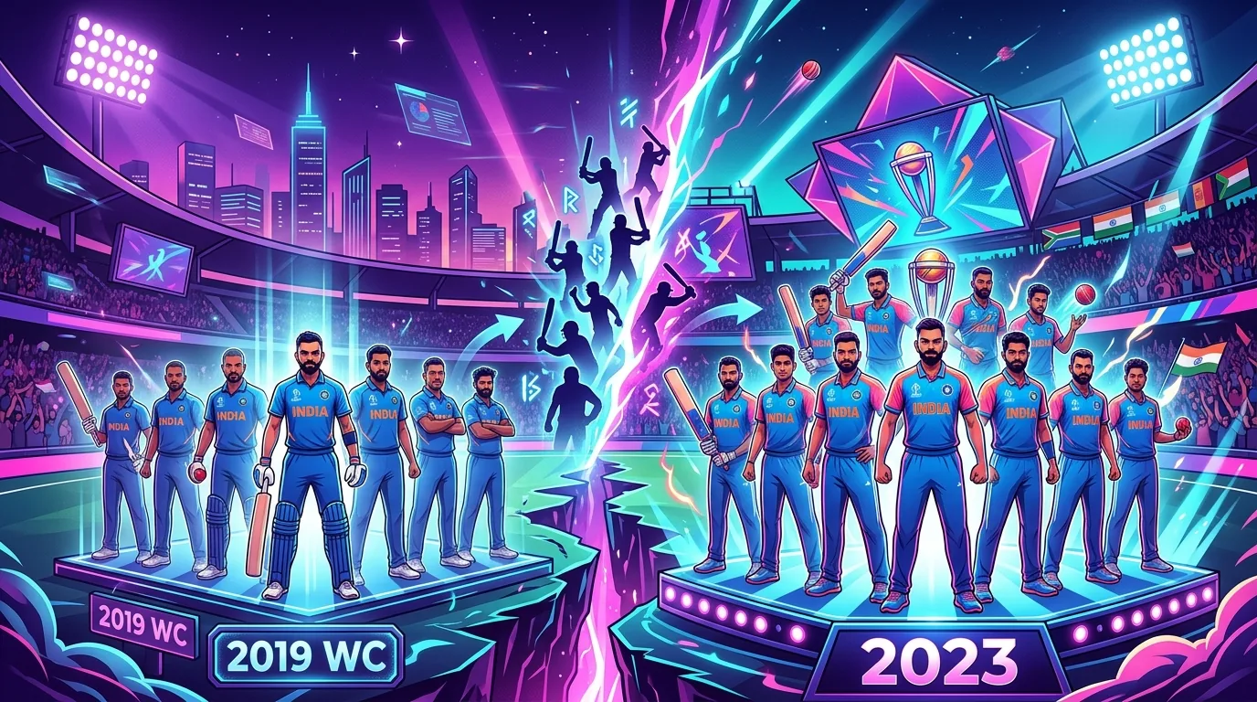 2023 ODI World Cup: Changes in Indian Squad from 2019 World Cup, illustrative featured image