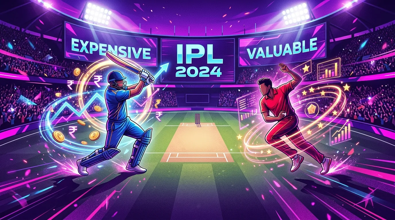 IPL 2024: The Most Expensive and the Most Valuable Players, illustrative featured image