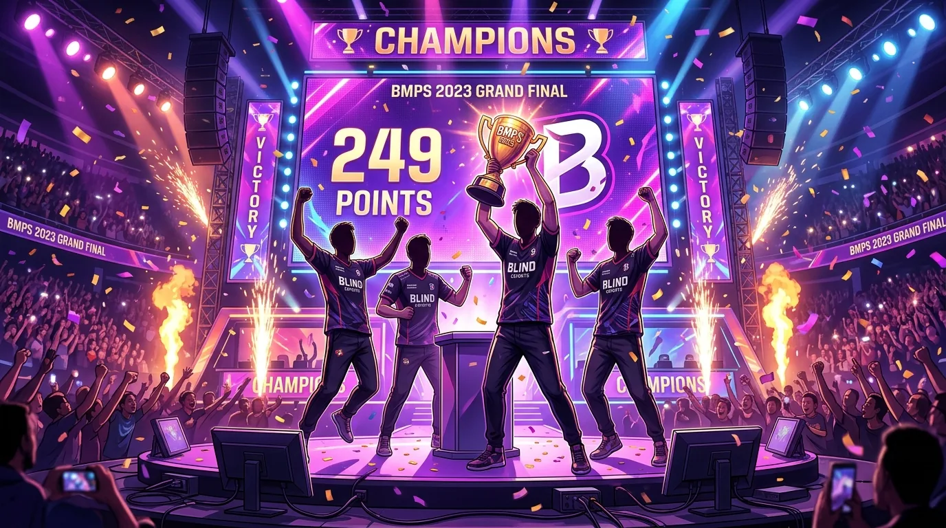 BMPS 2023 Grand Final : Blind Esports claim trophy with 249 points, prize pool breakdown and more, illustrative featured image