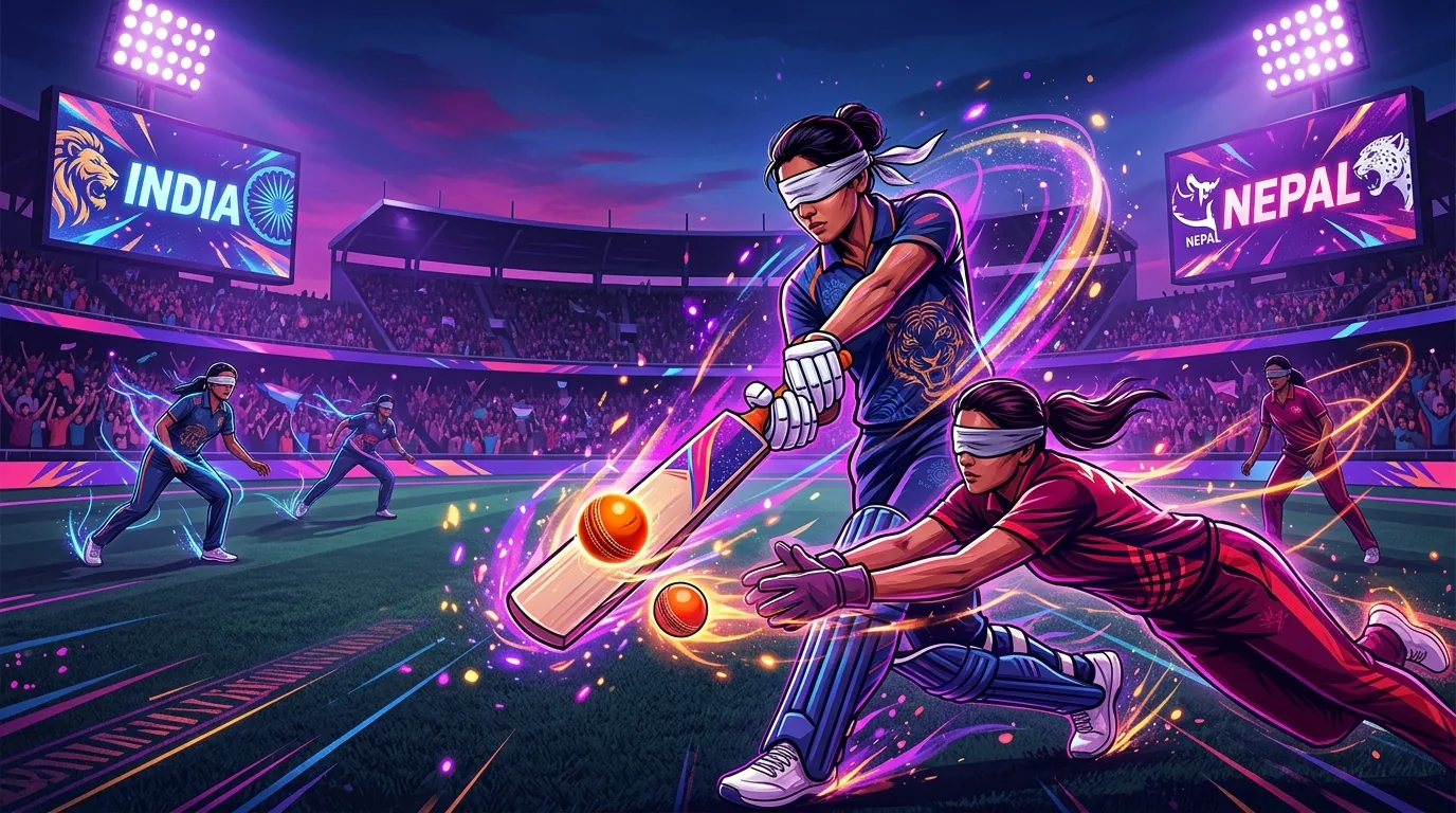 Blind Women’s Cricket : India vs Nepal T20 Series from Dec 11, illustrative featured image