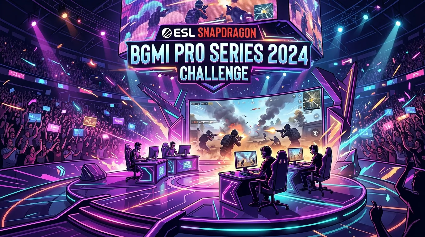 ESL Snapdragon BGMI Pro Series 2024 Challenge, illustrative featured image