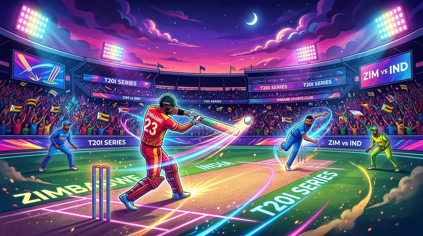 Zimbabwe to Host India for Five-Match T20I Series in July, illustrative featured image