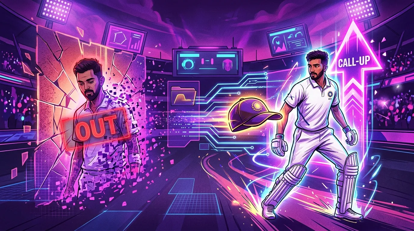 Ind vs Eng: KL Rahul was ruled out and Padikkal got his maiden Test-call up, illustrative featured image