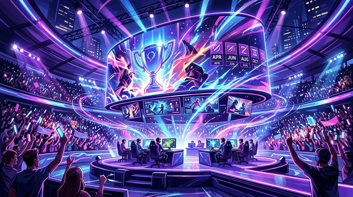 Esports Tournaments Schedule for 2024, illustrative featured image