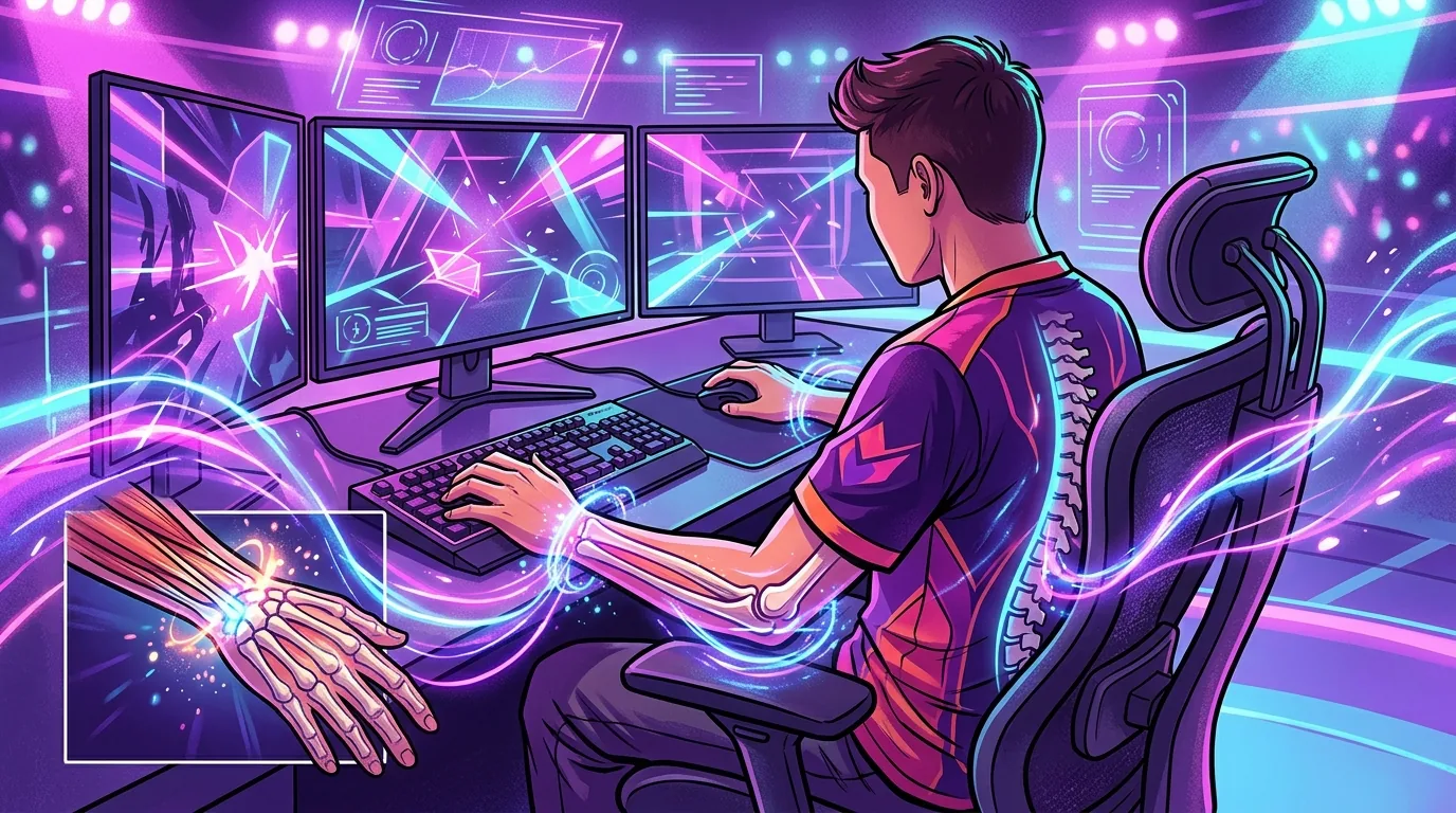 Esports Injuries: How to Prevent and Treat Common Gamer Ailments — illustrative featured image
