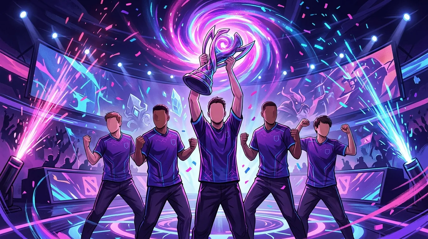 Team Top-G wins DOTA 2 event at NESC 2023, illustrative featured image