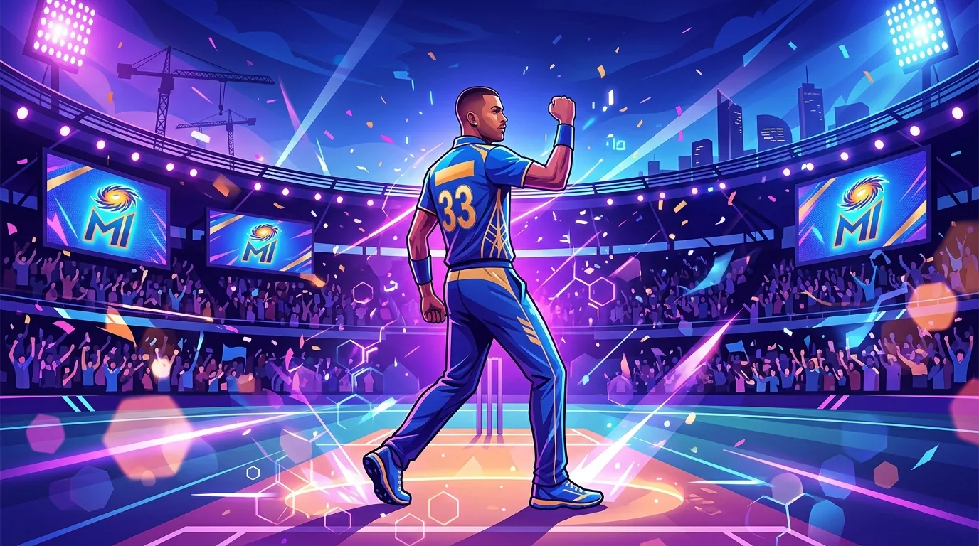 Mumbai Indians announce Hardik Pandya as new captain for IPL 2024, illustrative featured image