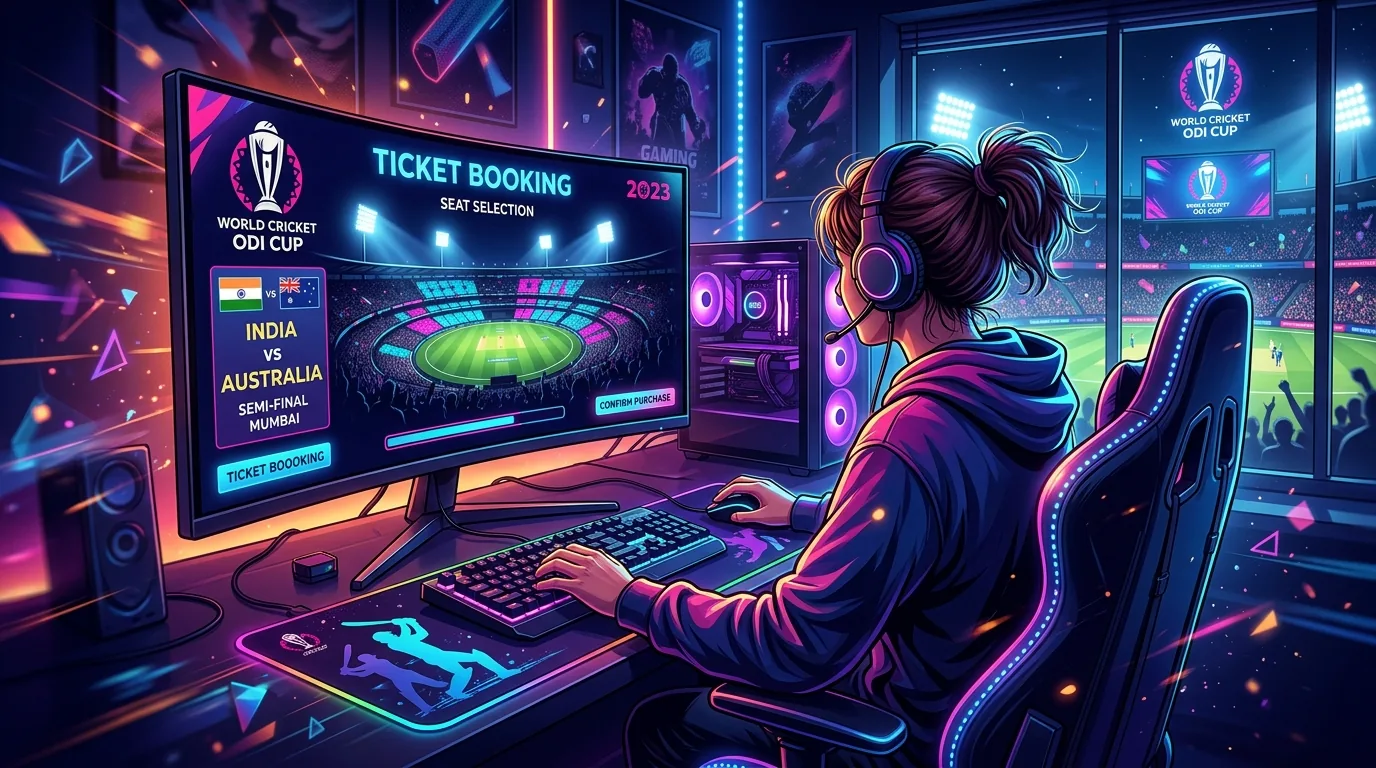 How to Book ICC World Cup ODI Match Tickets, illustrative featured image
