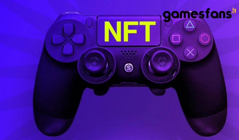 Depiction of crypto games through a gaming console