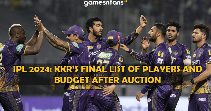 IPL 2024 : KKR’s final list of players and budget after auction