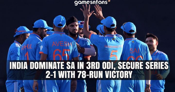 IND vs SA 3rd ODI HIGHLIGHTS : India dominate SA in 3rd ODI, secure series 2-1 with 78-run victory