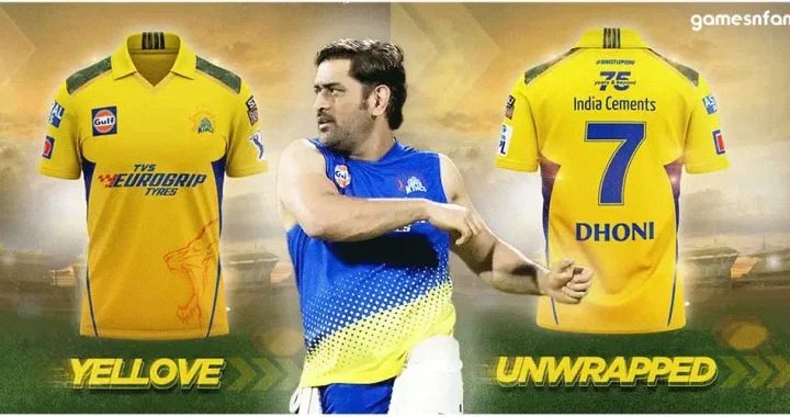 Dhoni CSK Jersey