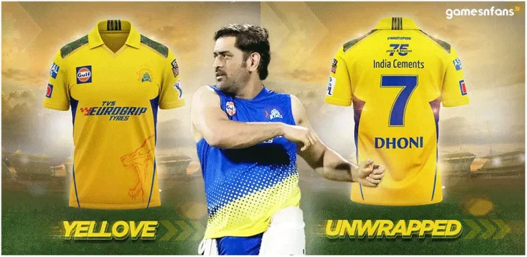 Dhoni CSK Jersey