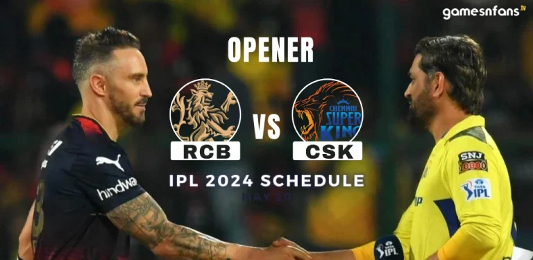 IPL 2024 starts with RCB vs CSK