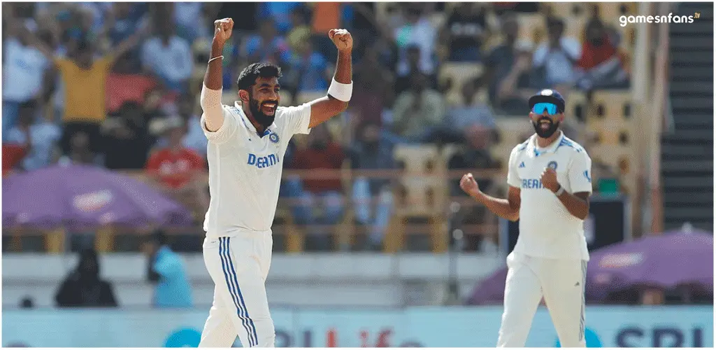 Jasprit Bumrah return for 5 test