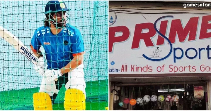 MS Dhoni Bat Sticker