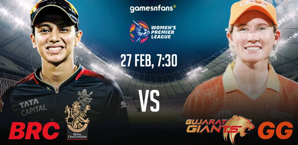 RCB Vs GG, WPL 2024
