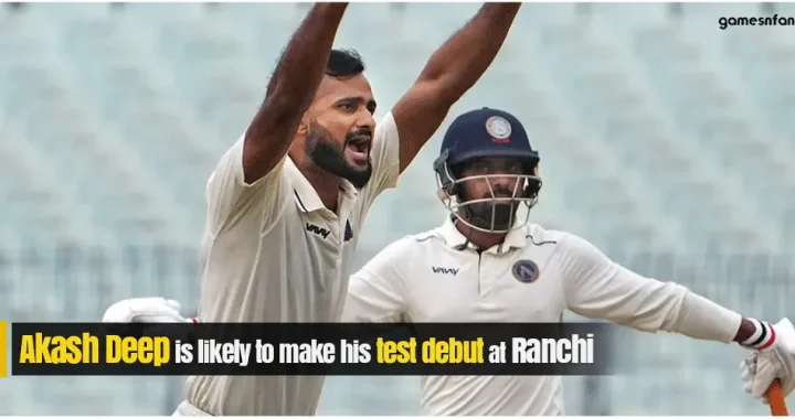 AkashDeep will make his debut