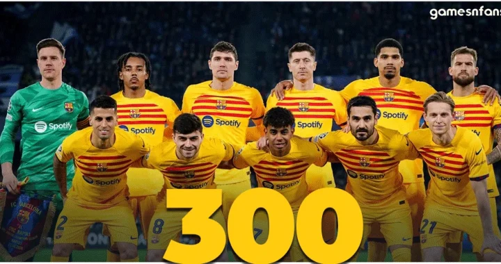 Barcelona- 300-th -Match