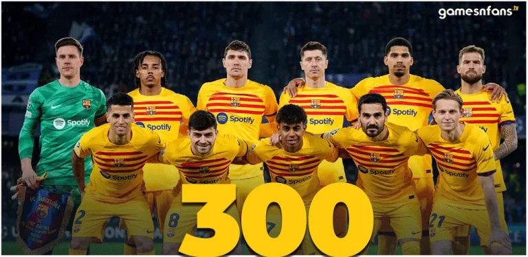 Barcelona- 300-th -Match