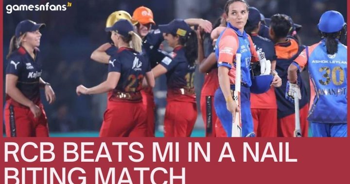 Rcb- Beats- Mi- in- a- nail- bitte-r match