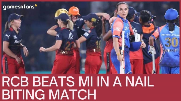 Rcb- Beats- Mi- in- a- nail- bitte-r match