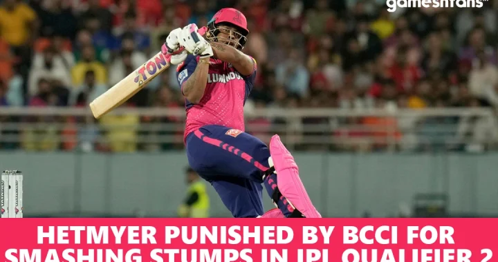 Hetmyer Punished by BCCI for Smashing Stumps in IPL Qualifier 2