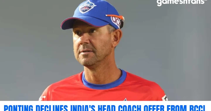 Ponting declines India's head coach offer from BCCI_