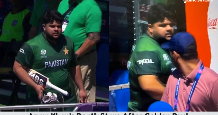 Azam Khan death stare