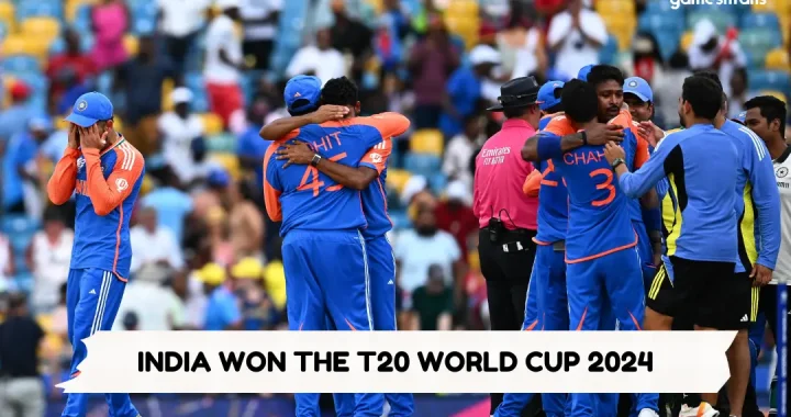 INDIA WON THE T20 WORLD CUP 2024