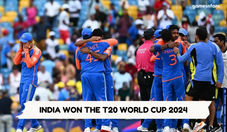 INDIA WON THE T20 WORLD CUP 2024