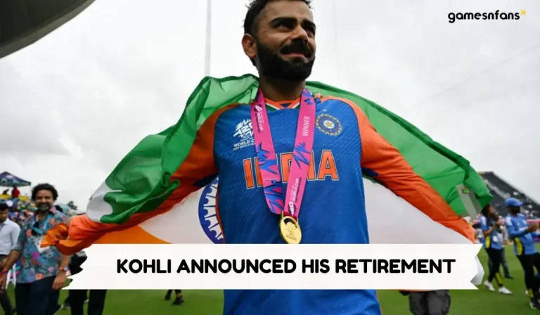 KOHLI ANNOUNCED HIS RETIREMENT