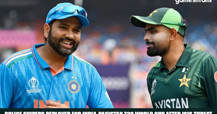 Police Snipers Deployed for India-Pakistan T20 World Cup After ISIS Threat