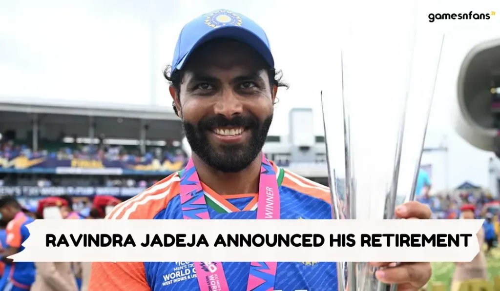 RAVINDRA JADEJA ANNOUNCED HIS RETIREMENT