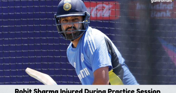 Rohit Sharma Injured During Practice Session