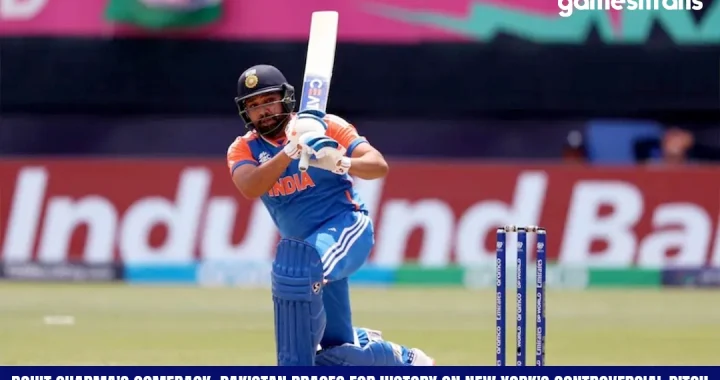 Rohit Sharma's Pakistan Braces for History on New York's Controversial Pitch
