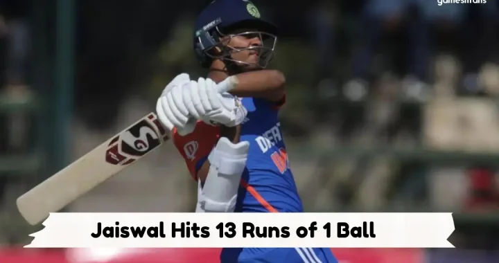 Jaiswal Hits 13 of 1 Ball