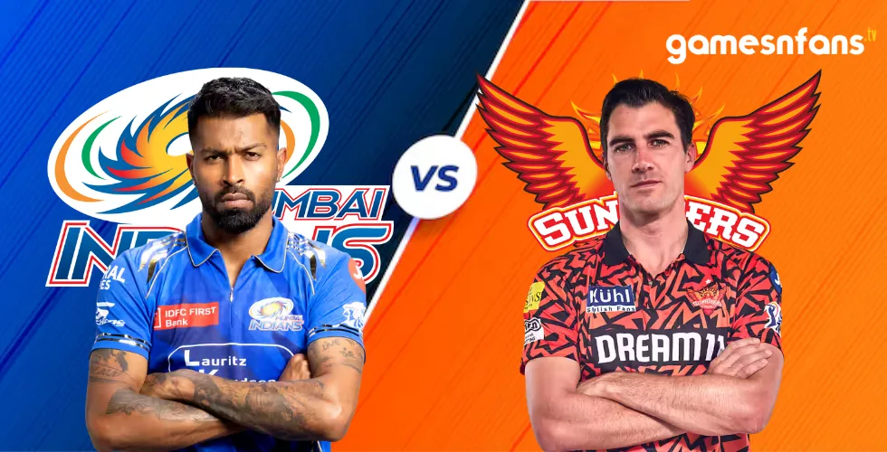MI vs SRH Hardik Pandya Pat Cummins