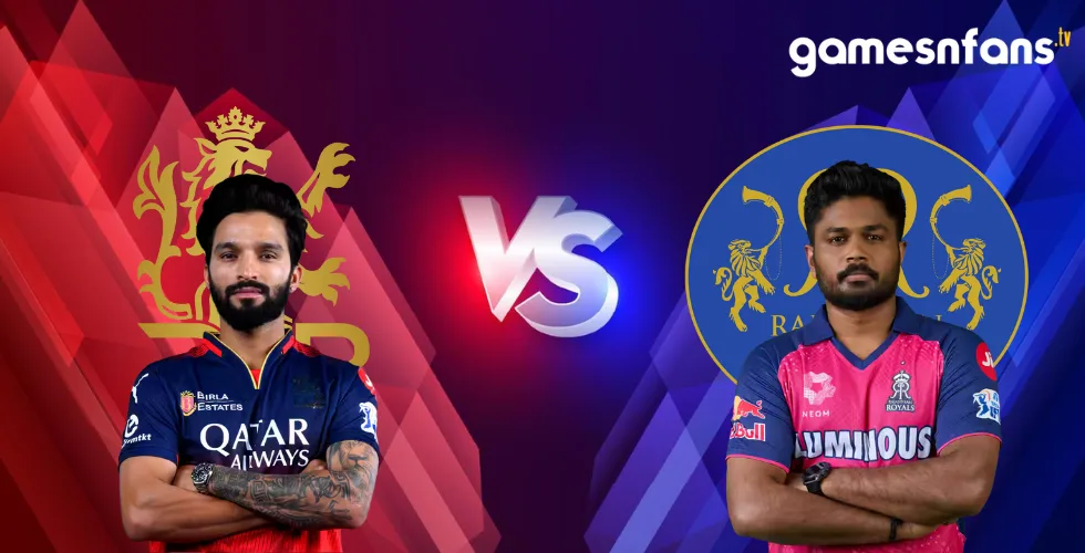 RCB vs RR Rajath pattidar vs Sanju Samson Riyan Parag
