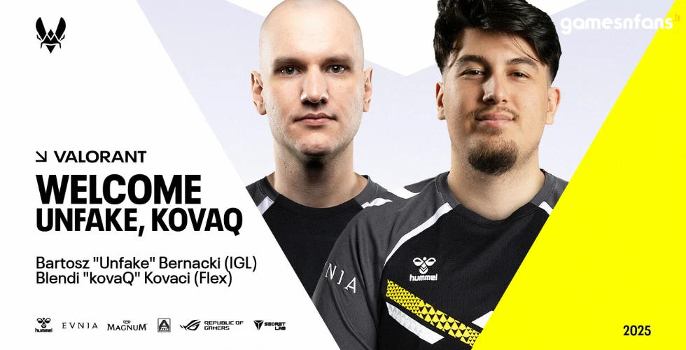 Vitality Strengthens VALORANT Roster, Adds UNFAKE and kovaQ Before VCT EMEA Stage 2