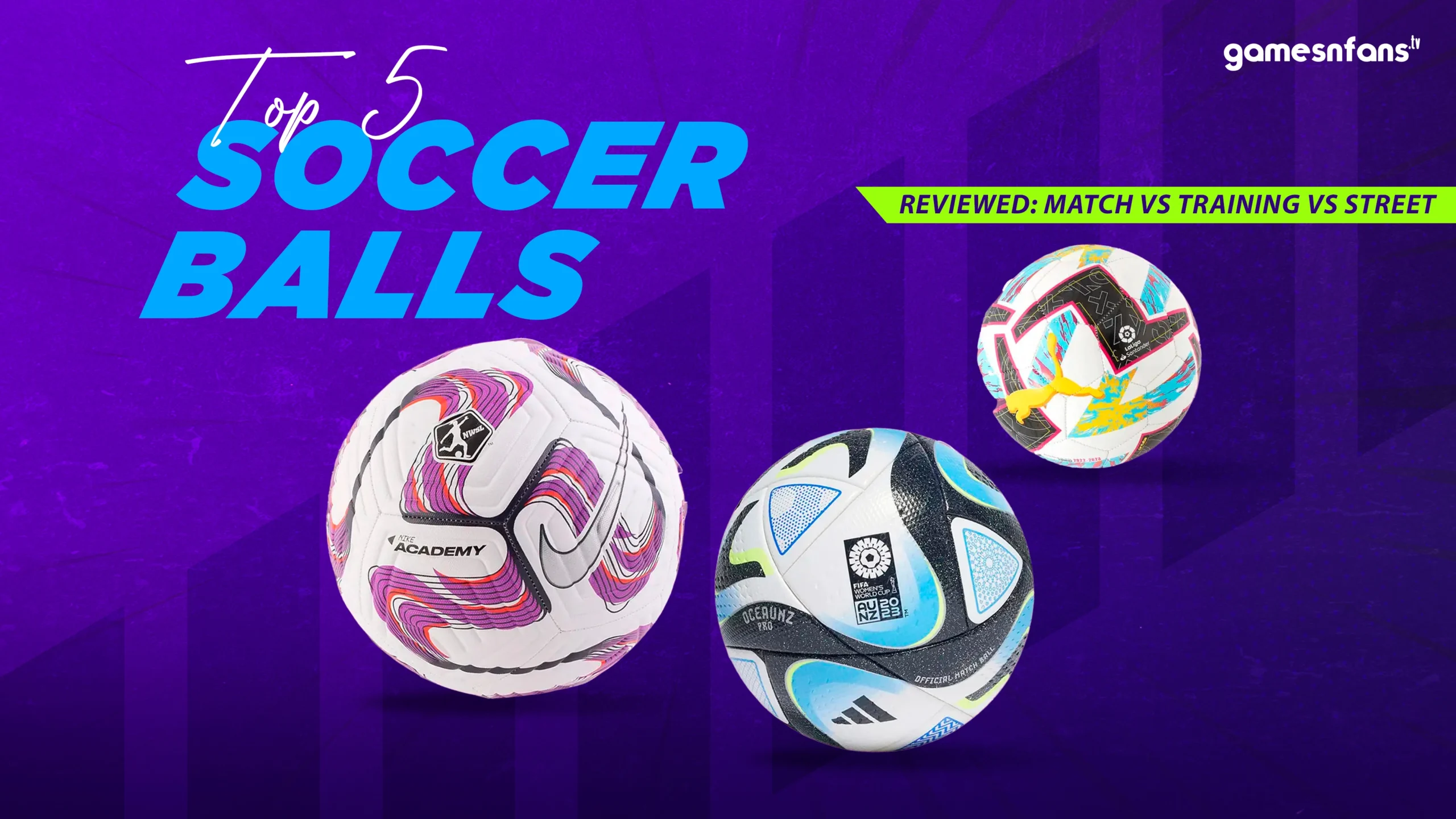 Top 5 Soccer Balls Reviewed: Match vs Training vs Street