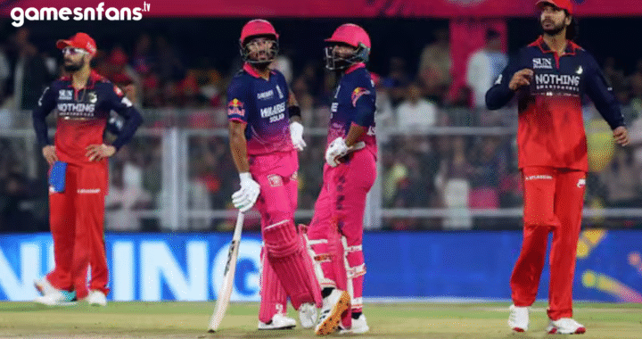 IPL 2026 RCB vs RR: RR Won by 6 Wickets